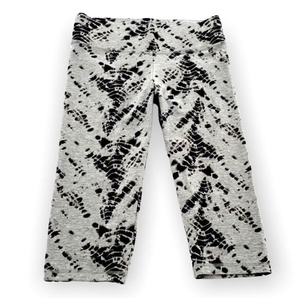 Victoria’s Secret Tie Dye Crop Angel Logo Leggings Small - Picture 1 of 15